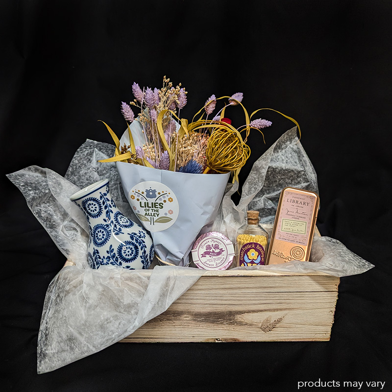Lilies Little Luxuries Gift Basket - Image 3